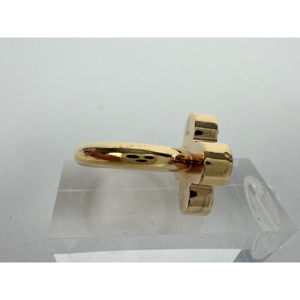 Louis Vuitton Love Letters Flower Ring in Gold-Tone Metal Size 6.25 - Picture 4 of 9